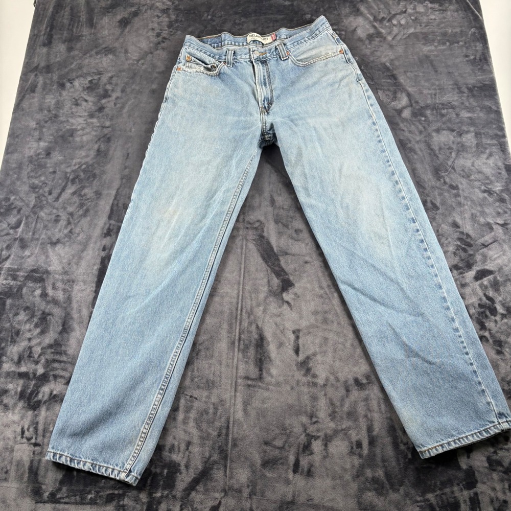 Levi's 550 Relaxed Fit Jeans Mens 34x34 Light Wash Denim Tapered Leg